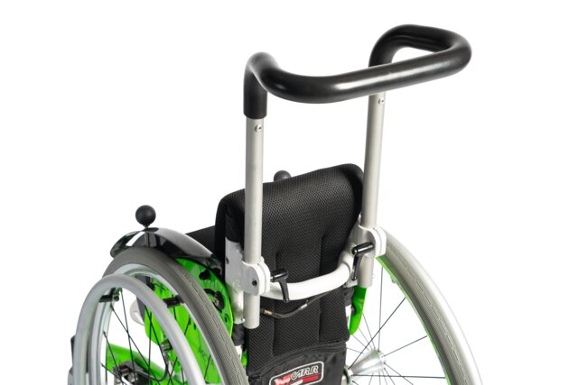 Height adjustable single pushbar