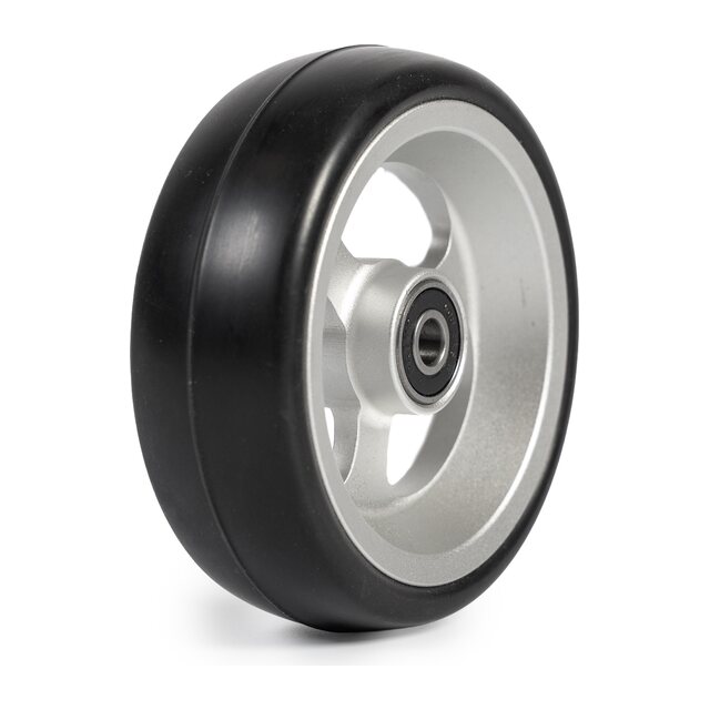 Solid - Aluminium silver rim