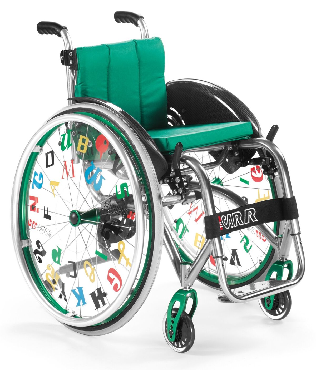 Quasar Kid — children's rigid titanium or aluminium wheelchair