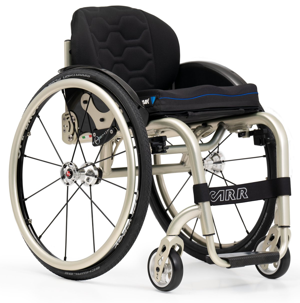Themis Prestige — ultralight rigid aluminium wheelchair