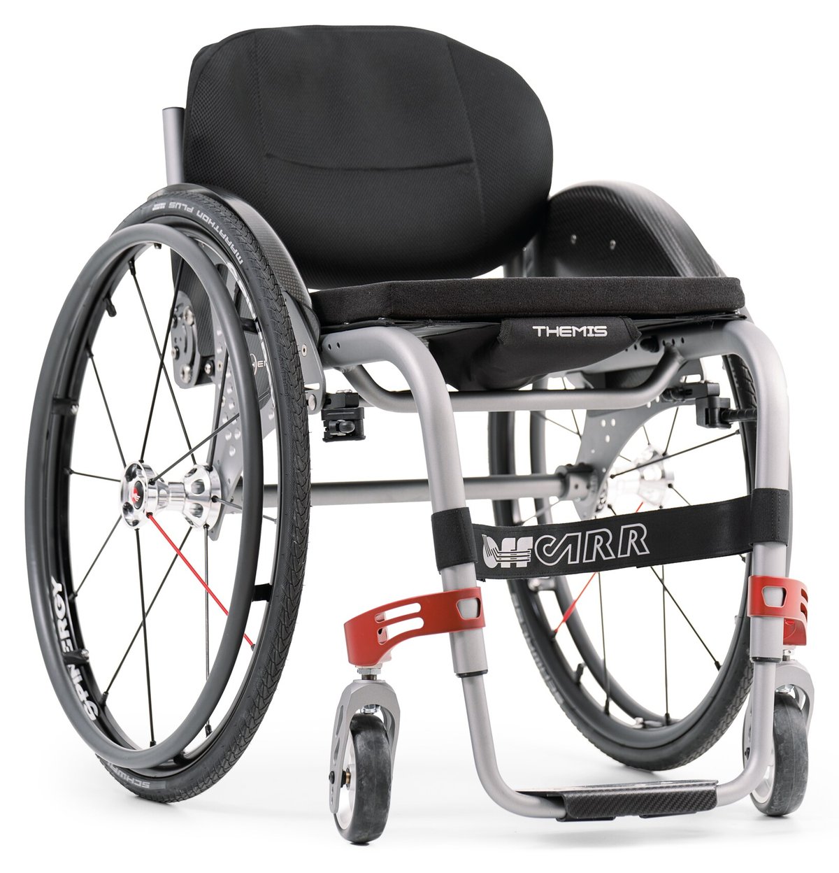 Themis — carrozzina superleggera rigida in alluminio