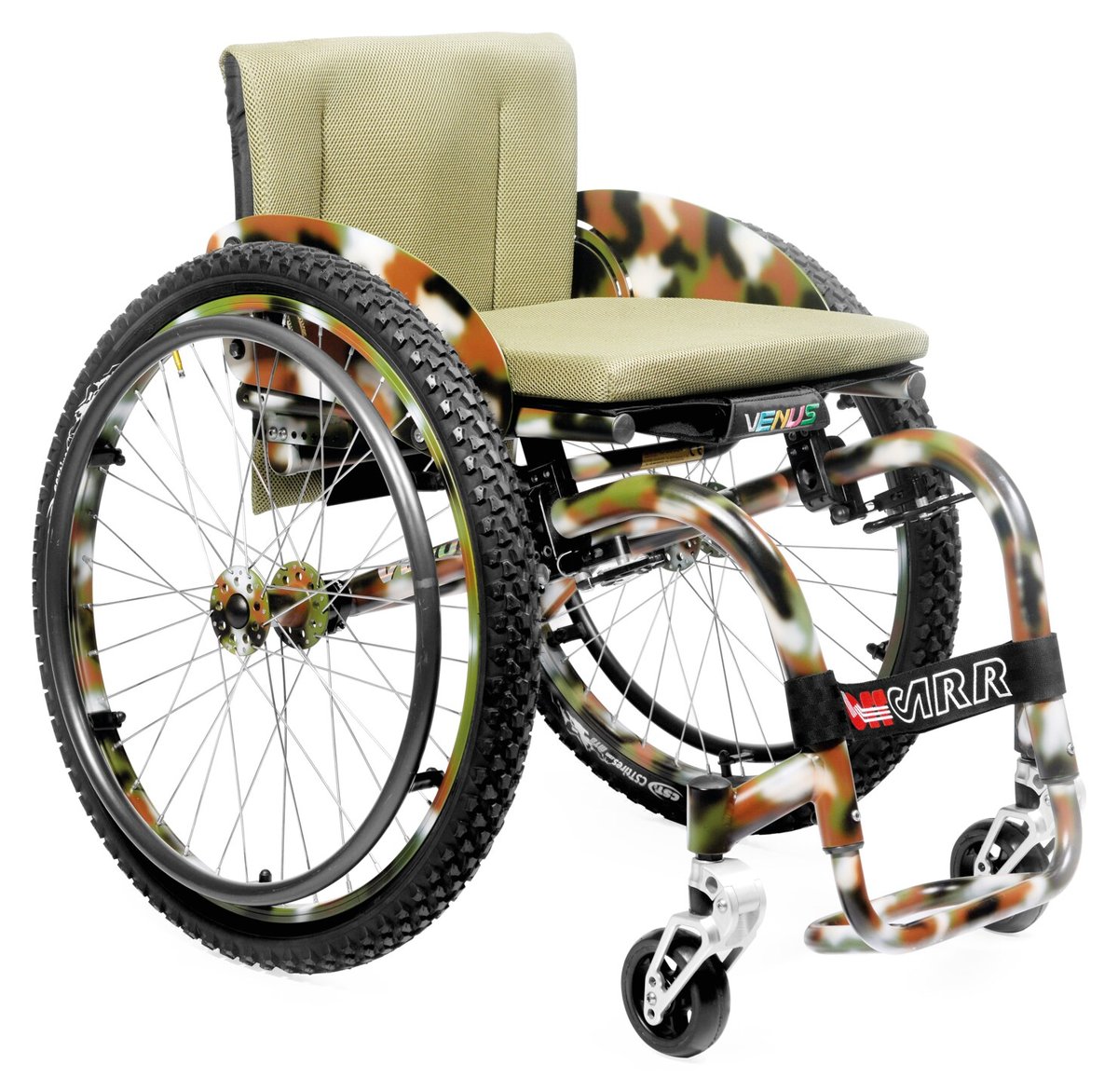 Venus Adventure — ultralight rigid titanium or aluminium wheelchair