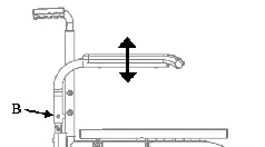L-armrest height adjustment