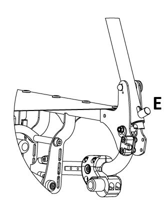 Closing a QPX wheelchair